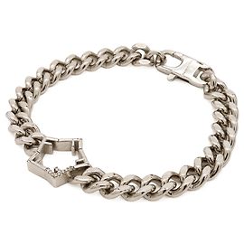 Pulseira Fendi Silver Charm Prata