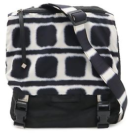 Borsa a tracolla reversibile Chanel Sport Line Nero Bianco