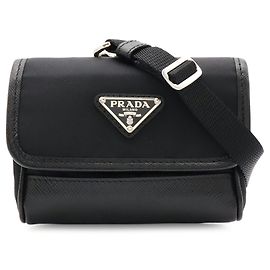 Borsa a Spalla Prada Triangle Nero