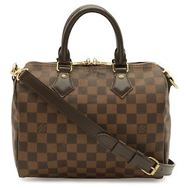 Borsa Louis Vuitton Damier Speedy Bandoulière 25 Marrone