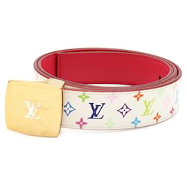 Cinturón Louis Vuitton Monogram Multicolor Rosa Multicolor