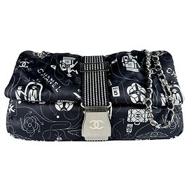 Chanel CHANEL Borsa a tracolla Nero Bianco