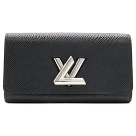 Louis Vuitton Epi Bi-Fold Long Wallet Black