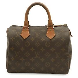 Bolsa Louis Vuitton Monogram Speedy 25 Marrom