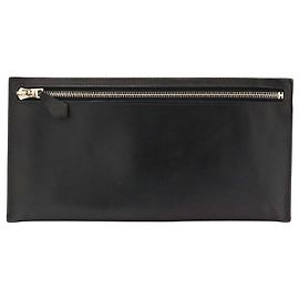 Hermès Astuccio per penna in pelle nera Hermes Nero