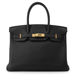 Hermès Hermes Birkin 30 Handbag Black