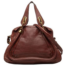 Bolsa Chloé Brown Medium de couro Paraty Marrom