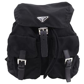 Prada Rucksack Black Tessuto Schwarz