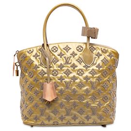 Louis Vuitton Gold Monogram Fascination Lockit D'oro