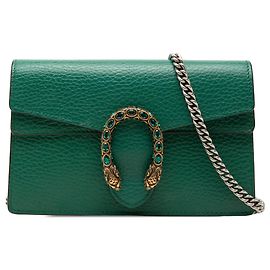 Gucci Mini sac Dionysus en cuir de veau vert Vert