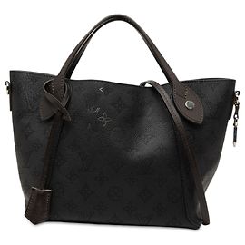 Louis Vuitton Black Monogram Mahina Hina PM Noir