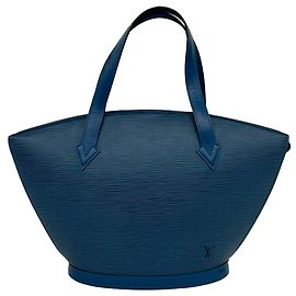 Louis Vuitton Blue Epi Saint Jacques PM Short Strap Bleu