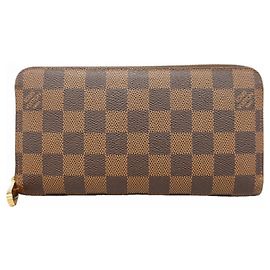Louis Vuitton Damier Zippy Wallet N60015 in Ebene Damier ebene