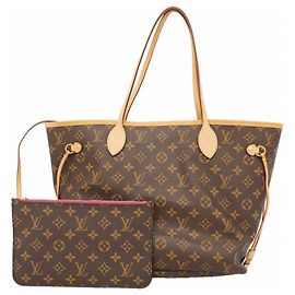 Sac cabas Louis Vuitton Monogram Neverfull MM Rose