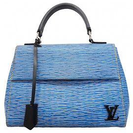 Borsa Louis Vuitton Epi Denim Cluny BB Blu