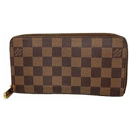 Louis Vuitton Damier Zippy Wallet N60015 Ebene Damier ebene