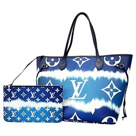 Sac cabas Louis Vuitton LV Escale Neverfull MM Bleu