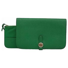 Hermès Cartera larga Dogon GM Hermes en Bambou Otro