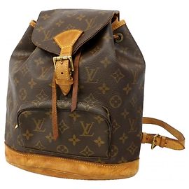 Louis Vuitton Monogram Montsouris MM Backpack Brown