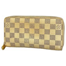 Zippy Wallet Louis Vuitton Damier Azur Weiß