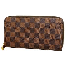 Cartera Zippy Louis Vuitton Damier Damier ebene
