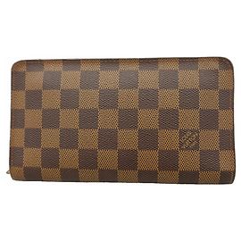 Louis Vuitton Damier Portemonnaie Zip Wallet Damier ebene