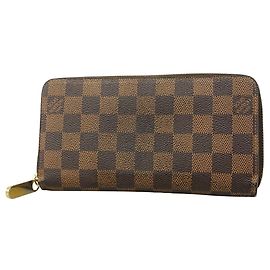 Louis Vuitton Damier Zippy Wallet N60015 Ebene Damier ebene