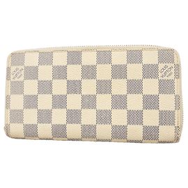 Zippy Wallet Louis Vuitton Damier Azur Weiß