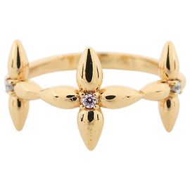 Louis Vuitton Louisette Signature Metallring Golden