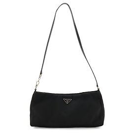 Bolsa de Ombro Prada Triangle Preto