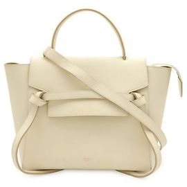 Céline Bolsa Micro Celine Belt Bag em Marfim Cru
