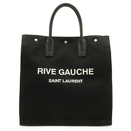 Yves Saint Laurent RIVE GAUCHE Cabas Tote Bag Nero