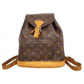Louis Vuitton Monogram Montsouris MM Backpack Brown