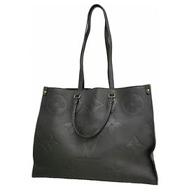 Borsa Tote Louis Vuitton Monogram Empreinte OnTheGo GM Nero