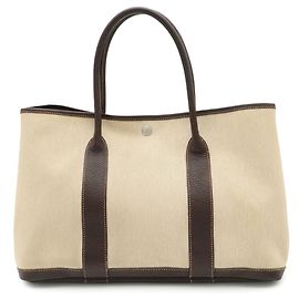 Hermès Sac cabas Hermes Garden PM Marron Autre