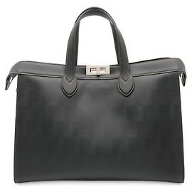 Sac cabas Fendi Peekaboo I.U. 48 Noir