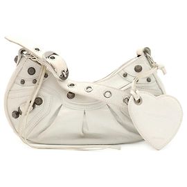 Bolsa de ombro Balenciaga Le Cagole XS Branco