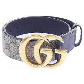 Gucci 400593 Belt Brown Black Brown Black