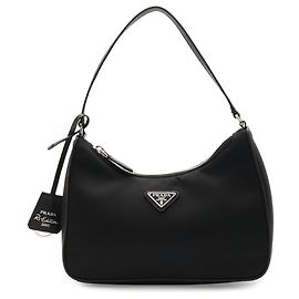 Prada Triangle Re-Edition 2005 Handbag Pouch Black