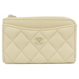 Chanel Timeless Classic Kartenetui Beige
