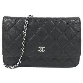 Chanel Timeless Classic Chain Wallet Schwarz