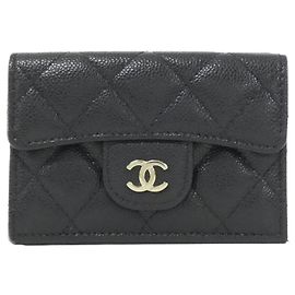 Chanel Timeless Classic Line AP0230 Wallet Black