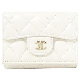 Chanel Timeless Classic Line AP0230 Wallet White