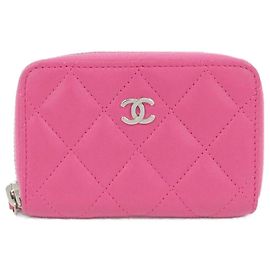 Monedero Chanel Timeless Classic Line Rosa
