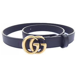 Gucci Black Standard Belt Black