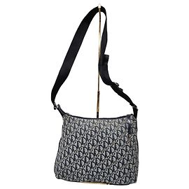 CHRISTIAN DIOR Borsa Messenger Monogram Blue/Grey Blu Grigio