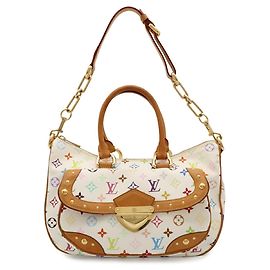 Sac à main Louis Vuitton Monogram Multicolor Rita Blanc Multicolore Jaune Monogramme