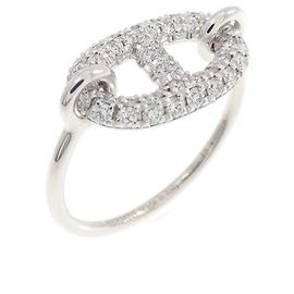 Anillo Ronde Hermès en oro blanco Otro
