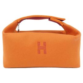 Hermès Pochette Hermes Bride à Black PM Arancione