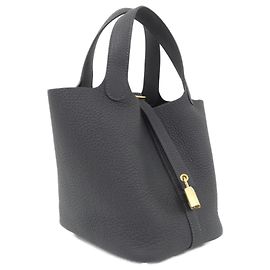 Hermès Hermes Picotin Lock PM Handbag Black